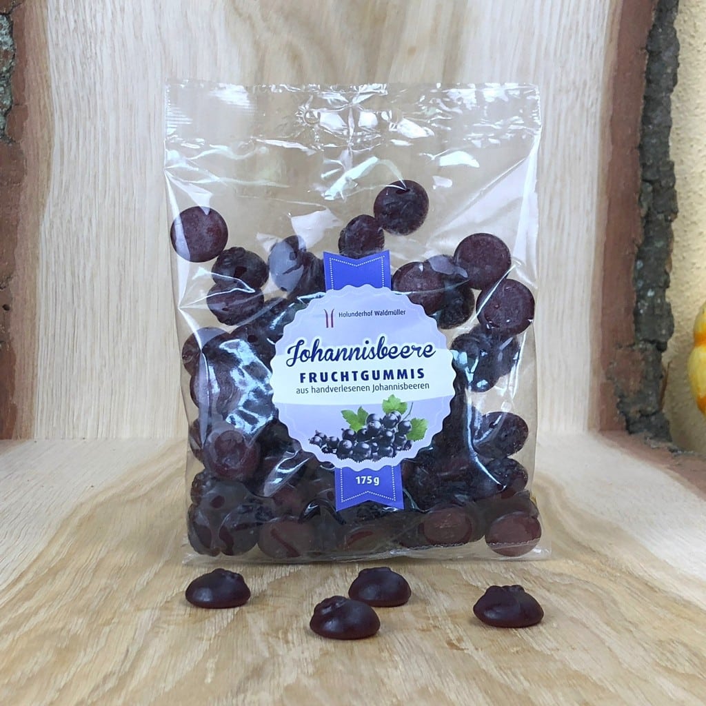 Fruchtgummis Johannisbeere - lecker als kleine Nascherei