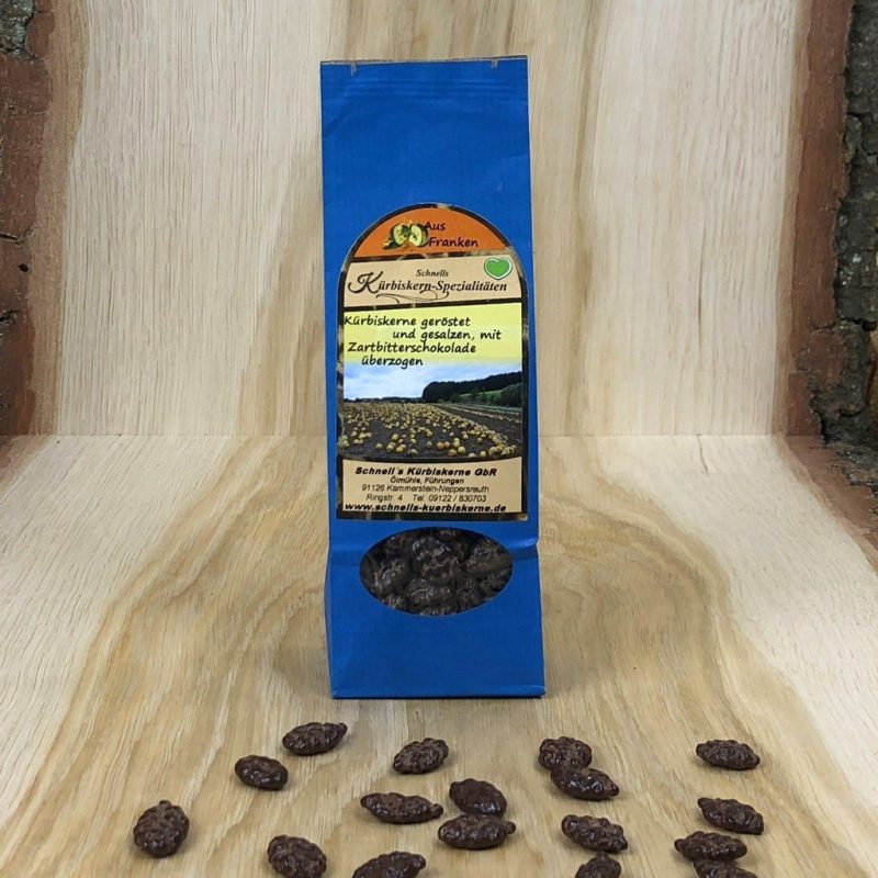 Bunte Mischung - Kürbiskerne, mit Schokolade überzogen