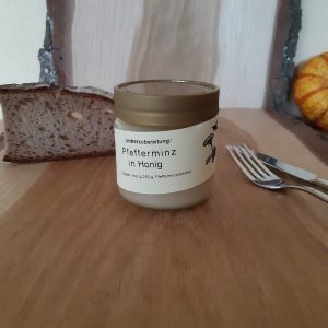 Honig mit Pfefferminze