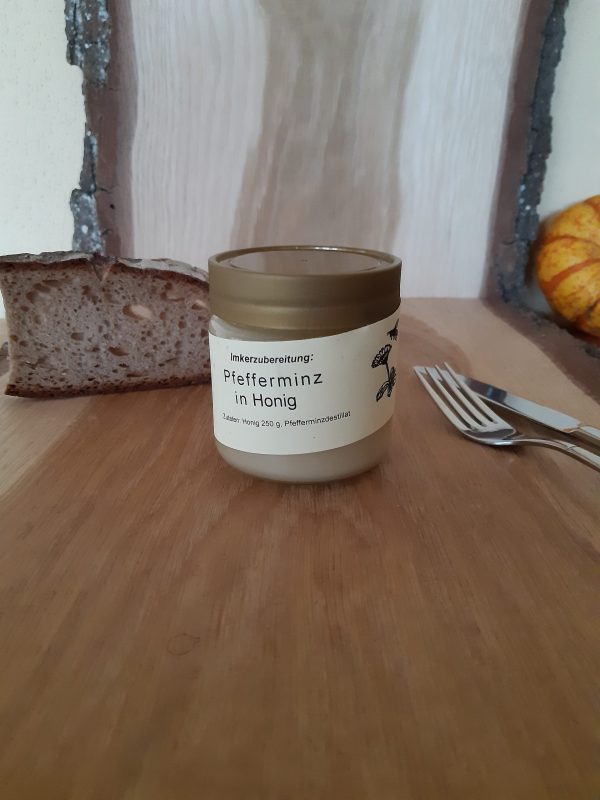 Honig mit Pfefferminze