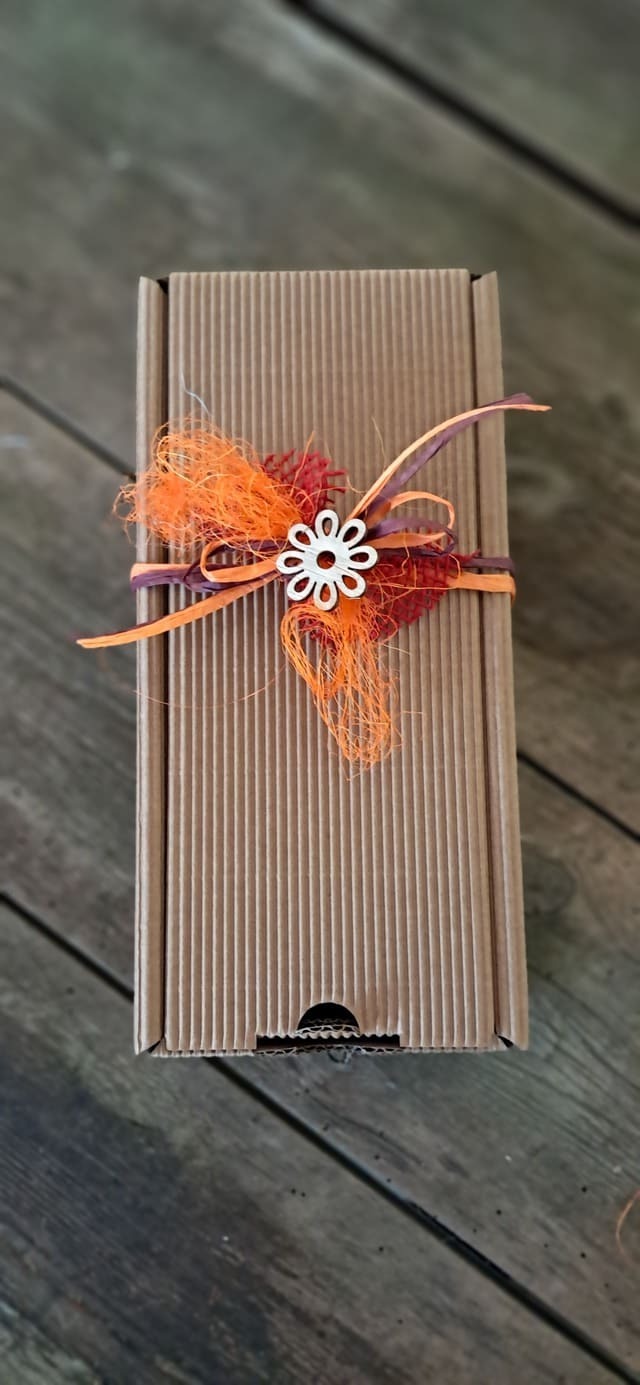 Präsentkarton Max | Schnell’s Kürbiskerne GbR Präsentkarton Max außen