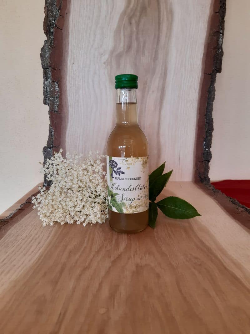 Holunderblütensirup mit Melisse, 200ml - einfach erfrischend