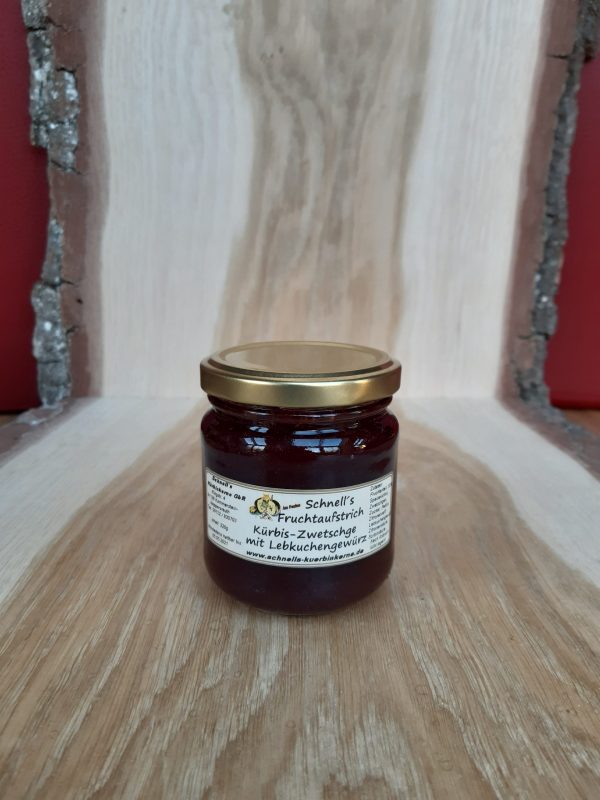 Fruchtaufstrich Kürbis-Zwetschge mit Lebkuchengewürz