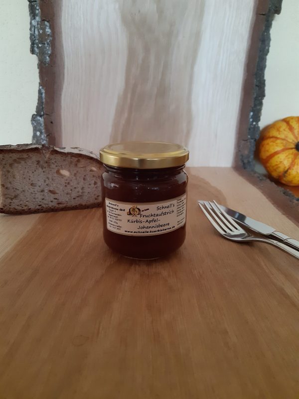 Fruchtaufstrich Kürbis-Apfel-Johannisbeere