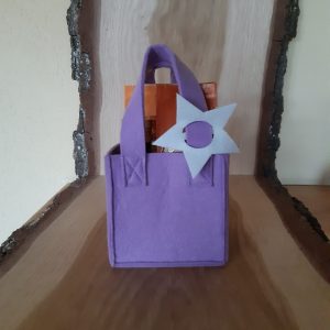 Filztasche mit Stern