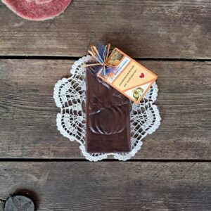 Zartbitterschokolade mit Kürbiskernen, 75g