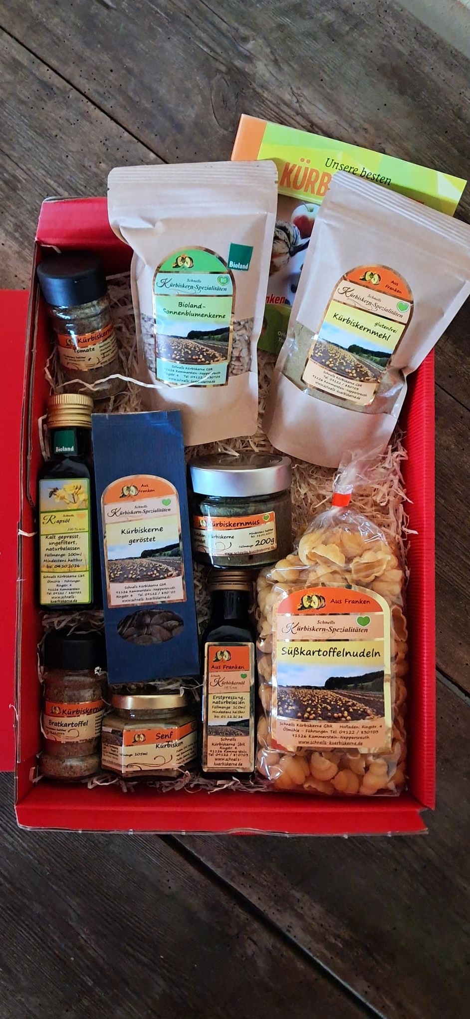 Kochbox | Schnell’s Kürbiskerne GbR Kochbox innen