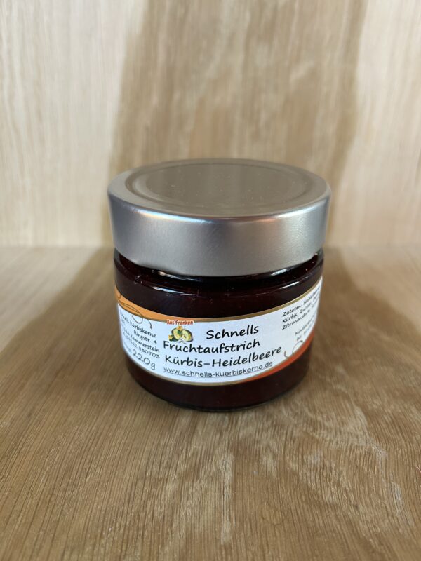 Fruchtaufstrich Kürbis-Heidelbeere