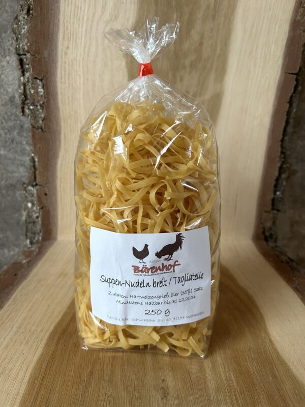 Suppen-Nudeln breit/Tagliatelle, 250g