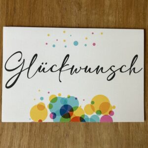 Grußkarte Glückwunsch