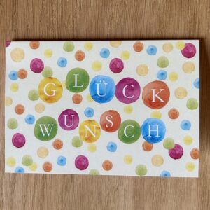 Grußkarte Glückwunsch (klein)