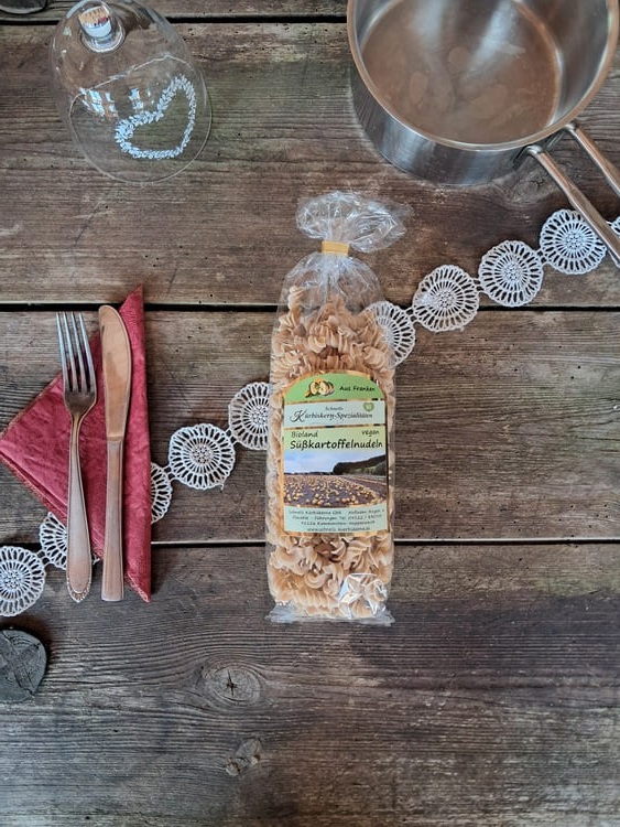 Bioland-Süßkartoffelnudeln Spirelli