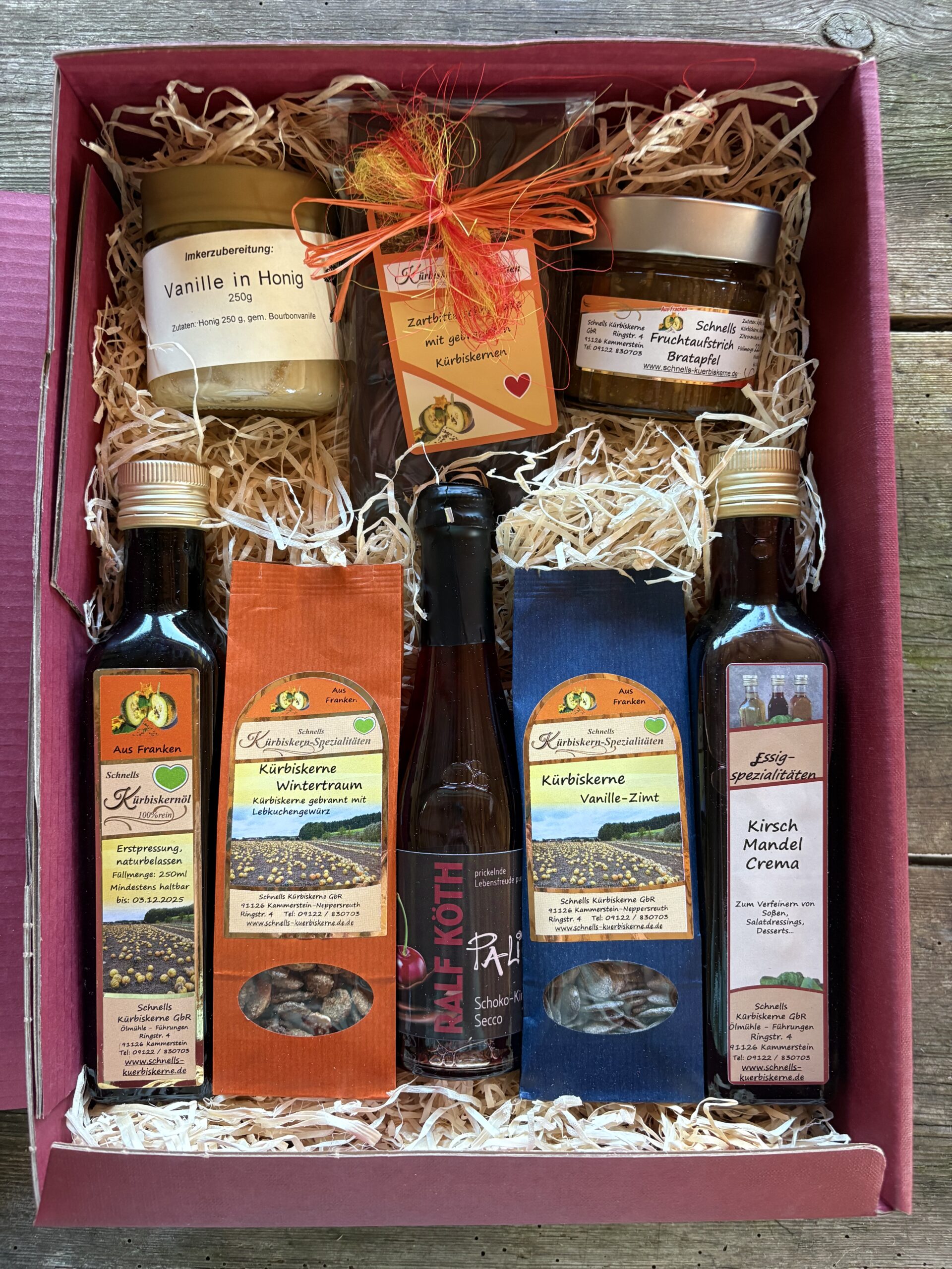 Geschenkbox Sterne | Schnell’s Kürbiskerne GbR Geschenkbox Sterne
